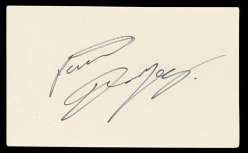 Patrick Dempsey Grey's Anatomy Authentic Signed 3x5 Index Card BAS #BL98500