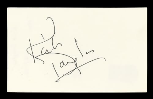 Kirk Douglas Spartacus Authentic Signed 3x5 Index Card Autographed BAS #BL96691