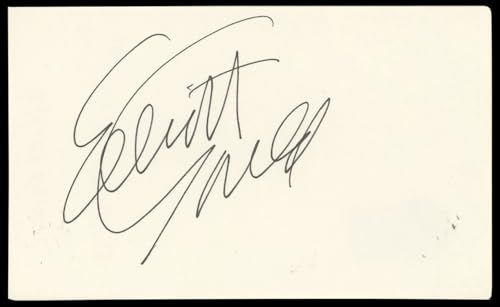 Elliott Gould M*A*S*H Authentic Signed 3x5 Index Card Autographed BAS #BN89193