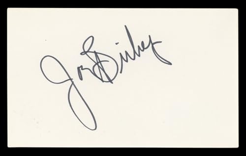 Joey Bishop Ocean's 11 Authentic Signed 3x5 Index Card Autographed BAS #BL98465