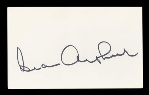 Bea Arthur The Golden Girls Authentic Signed 3x5 Index Card BAS #BL96522
