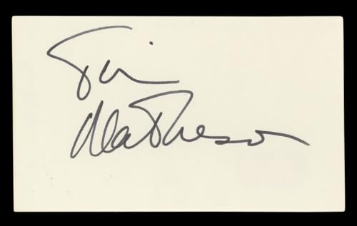 Tim Matheson Hart of Dixie Authentic Signed 3x5 Index Card BAS #BL96685