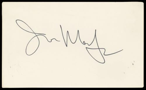 Joe Mantegna Criminal Minds Authentic Signed 3x5 Index Card BAS #BN89394