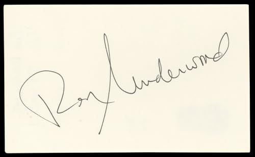 Ron Underwood Heart and Souls Authentic Signed 3x5 Index Card BAS #BL98602