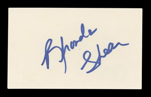 Rhonda Shear Spaceballs Authentic Signed 3x5 Index Card Autographed BAS #AD70292