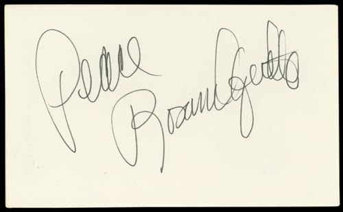 Rosanna Arquette "Peace" Authentic Signed 3x5 Index Card BAS #BL98624