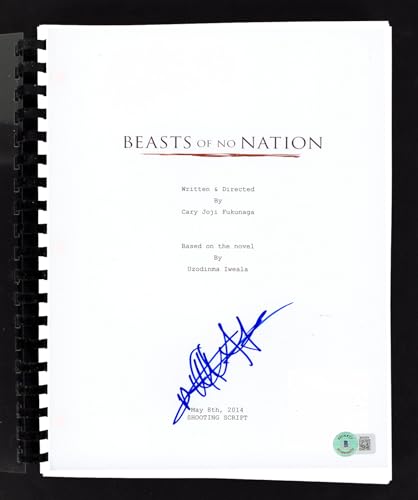 Abraham Attah Beasts of No Nation Authentic Signed Movie Script BAS #BK02204