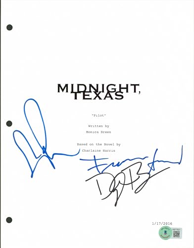 Midnight, Texas (3) Arnaud, Bruce & Ramos Signed Script Cover BAS #AB77621