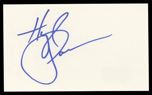 Hugh Panaro Martin Guerre Authentic Signed 3x5 Index Card BAS #BL98850