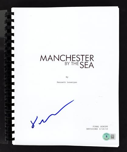 Kenneth Lonergan Manchester by the Sea Signed Movie Script BAS #BK02235