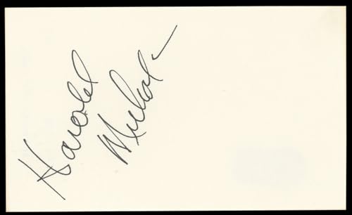 Harold Nicholas Down Argentine Way Authentic Signed 3x5 Index Card BAS #BL98889