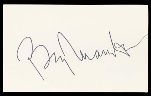 Barry Manilow Authentic Signed 3x5 Index Card Autographed BAS #BL98785
