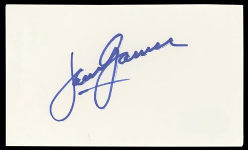 James Garner Maverick Authentic Signed 3x5 Index Card Autographed BAS #BM57052
