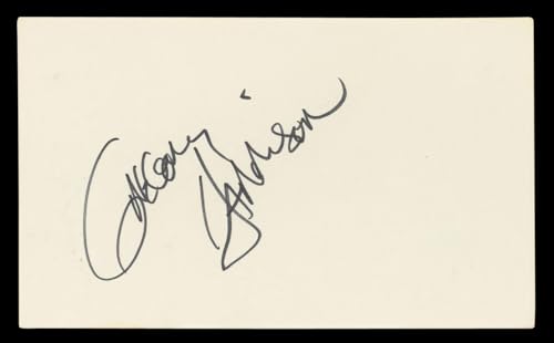 Gregory Harrison Trapper John, M.D. Authentic Signed 3x5 Index Card BAS #BL96852
