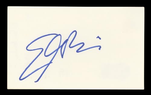 Ellen Barkin Sea of Love Authentic Signed 3x5 Index Card BAS #BL96480