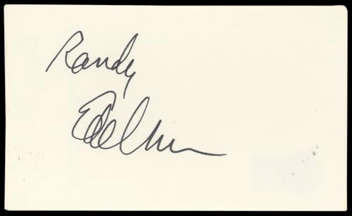 Randy Edelman The Last of the Mohicans Signed 3x5 Index Card BAS #BN89185