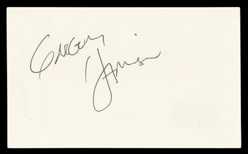 Gregory Harrison Trapper John, M.D. Authentic Signed 3x5 Index Card BAS #BL96861