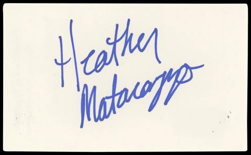 Heather Matarazzo Welcome to the Dollhouse Signed 3x5 Index Card BAS #BN89132
