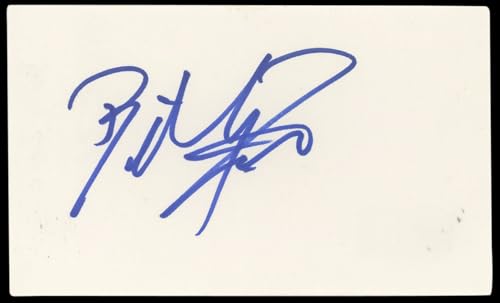Billy Zane Titanic Authentic Signed 3x5 Index Card Autographed BAS #BN89105