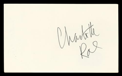 Charlotte Rae The Facts of Life Authentic Signed 3x5 Index Card BAS #BL96730