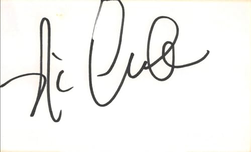 Nichelle Nichols Star Trek Authentic Signed 3x5 Index Card BAS #BL96245