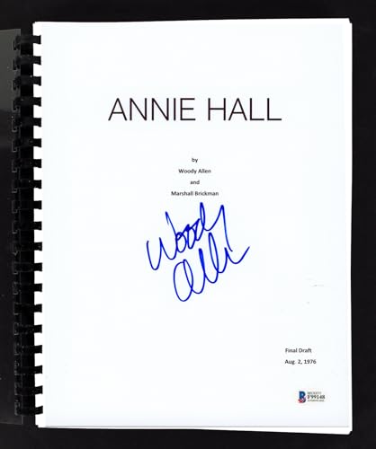 Woody Allen Annie Hall Authentic Signed Movie Script Autographed BAS #F99148