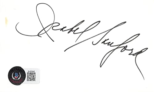 Isabel Sanford The Jeffersons Authentic Signed 3x5 Index Card BAS #BJ63945