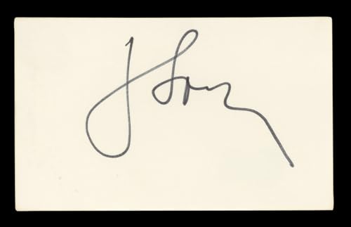 John Stamos Full House Authentic Signed 3x5 Index Card Autographed BAS #BL96614