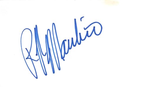 Ralph Macchio The Karate Kid Authentic Signed 3x5 Index Card BAS #BL96267