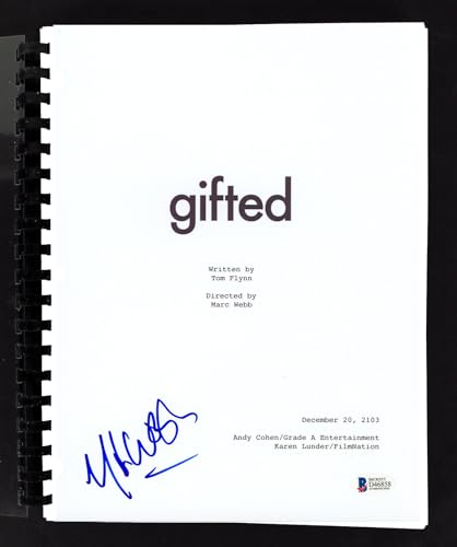 Marc Webb Gifted Authentic Signed Movie Script Autographed BAS #D46858