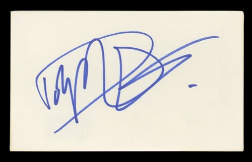 Dolph Lundgren The Expendables Authentic Signed 3x5 Index Card BAS #BL96408