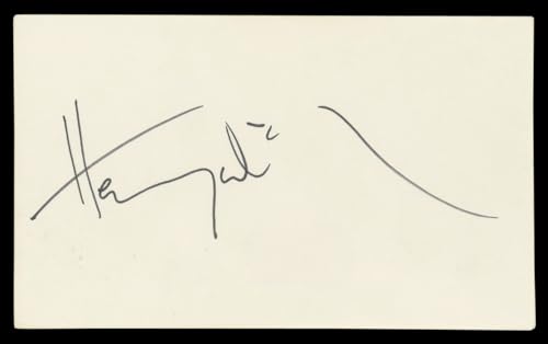 Henry Winkler Happy Days Authentic Signed 3x5 Index Card BAS #BL98557