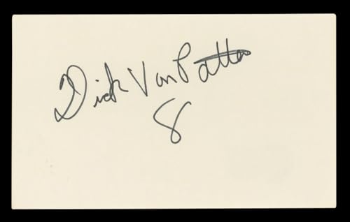 Dick Van Patten Spaceballs Authentic Signed 3x5 Index Card BAS #BL96836