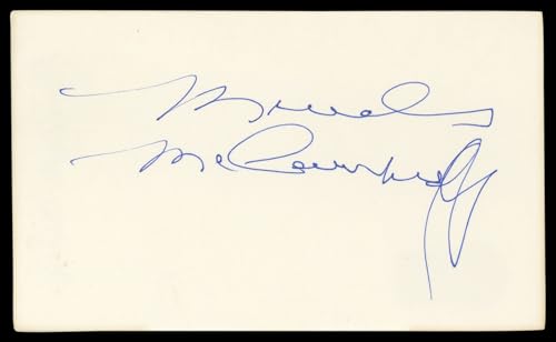 Mercedes McCambridge All the King's Men Signed 3x5 Index Card BAS #BL98793