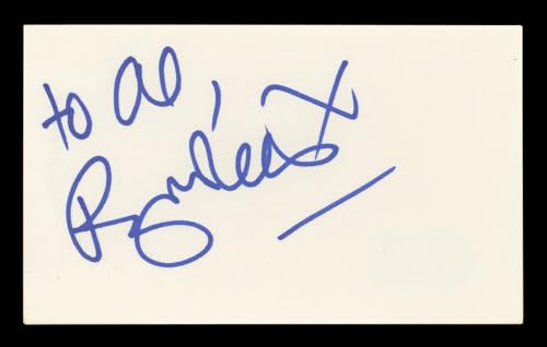 Roger Rees Grey's Anatomy "To Al" Signed 3x5 Index Card Autographed BAS #AD70273