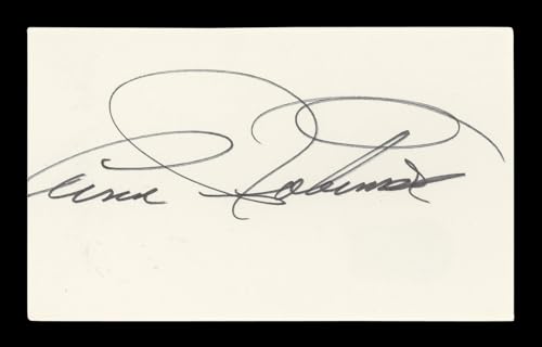 Anne Robinson The Weakest Link Signed 3x5 Index Card Autographed BAS #AD70250