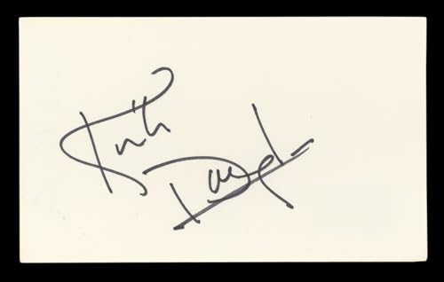 Kirk Douglas Spartacus Authentic Signed 3x5 Index Card Autographed BAS #BL96690