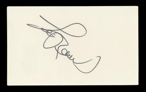 Lou Rawls Musician Authentic Signed 3x5 Index Card Autographed BAS #BL96716