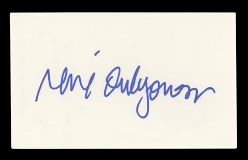 René Auberjonois Star Trek Signed 3x5 Index Card Autographed BAS #AD70317