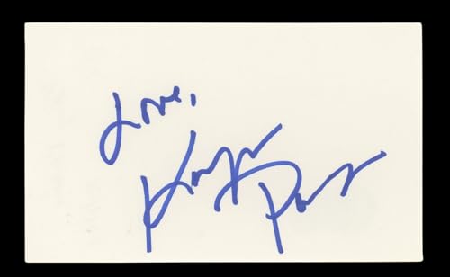 Karyn Parsons Fresh Prince of Bel-Air "Love" Signed 3x5 Index Card BAS #BL96474