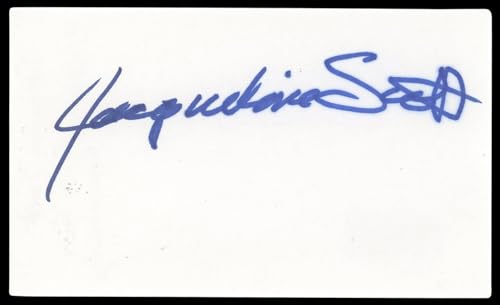 Jacqueline Scott Planet of the Apes Authentic Signed 3x5 Index Card BAS #BL98909