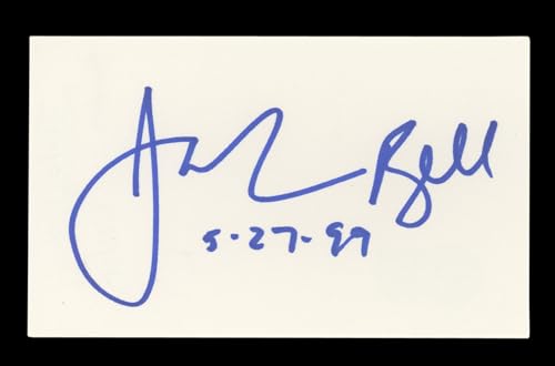 Joshua Bell Musician "5-27-99" Signed 3x5 Index Card Autographed BAS #AD70205
