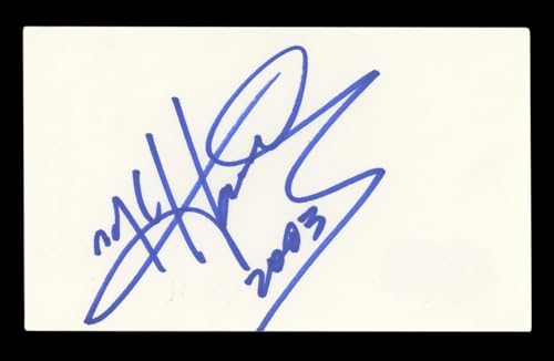 MC Hammer "2003" Authentic Signed 3x5 Index Card Autographed BAS #BL96575