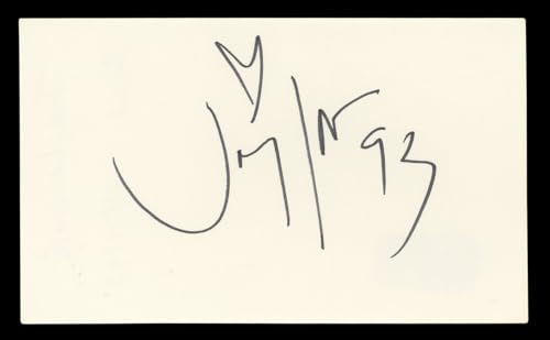 Joey Lawrence Blossom Authentic Signed 3x5 Index Card Autographed BAS #BL96645
