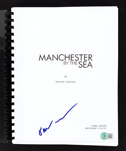Kenneth Lonergan Manchester by the Sea Signed Movie Script BAS #BK02236