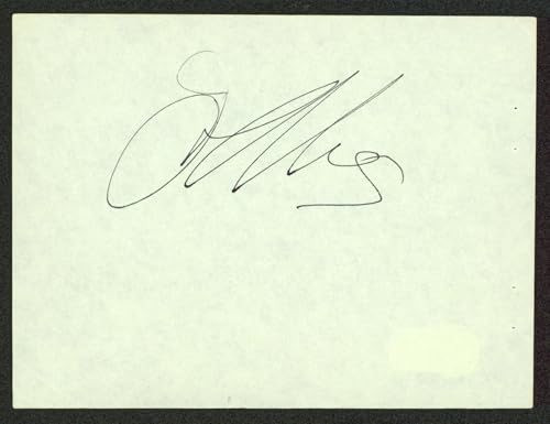 Joan Collins Dynasty Authentic Signed 4.5x6 Index Card Autographed BAS #BN29244