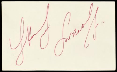 Yakov Smirnoff Night Court Authentic Signed 3x5 Index Card BAS #BL98610