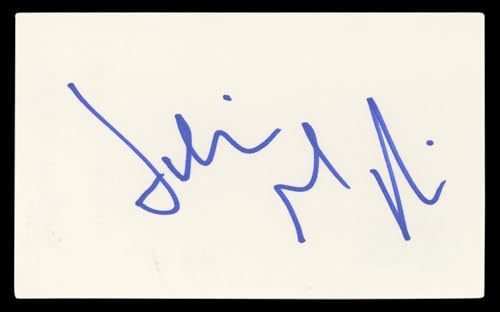 Julianna Margulies ER Authentic Signed 3x5 Index Card Autographed BAS #BL96396