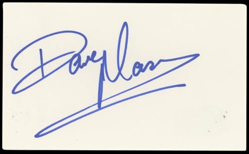 Dave Mason Singer Authentic Signed 3x5 Index Card BAS #BN89133