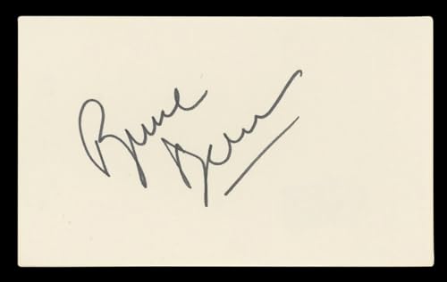 Bruce Dern The Hateful Eight Authentic Signed 3x5 Index Card BAS #BL96820